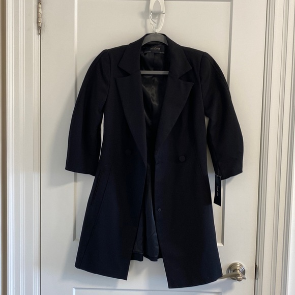 ZARA Blazer Dress with Stripe Detail, Medium (NWT) - Picture 2 of 12